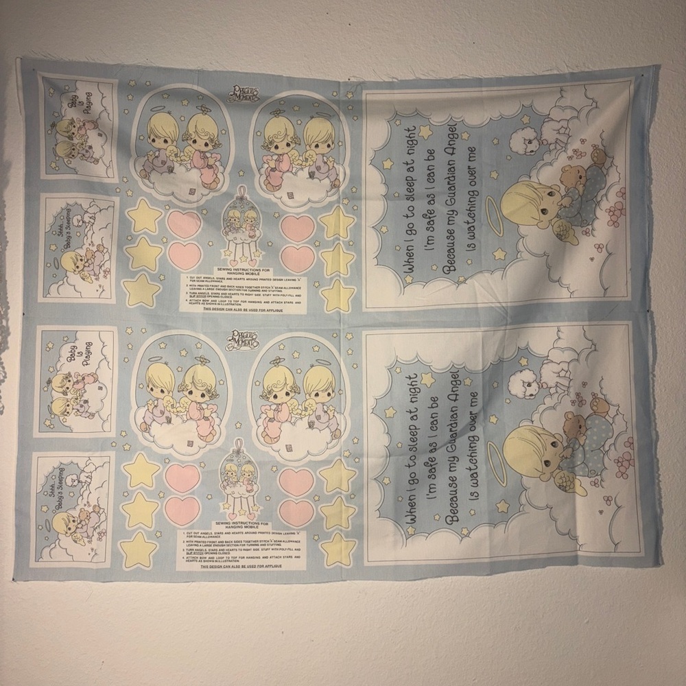 Precious Moments Baby Blanket Panel